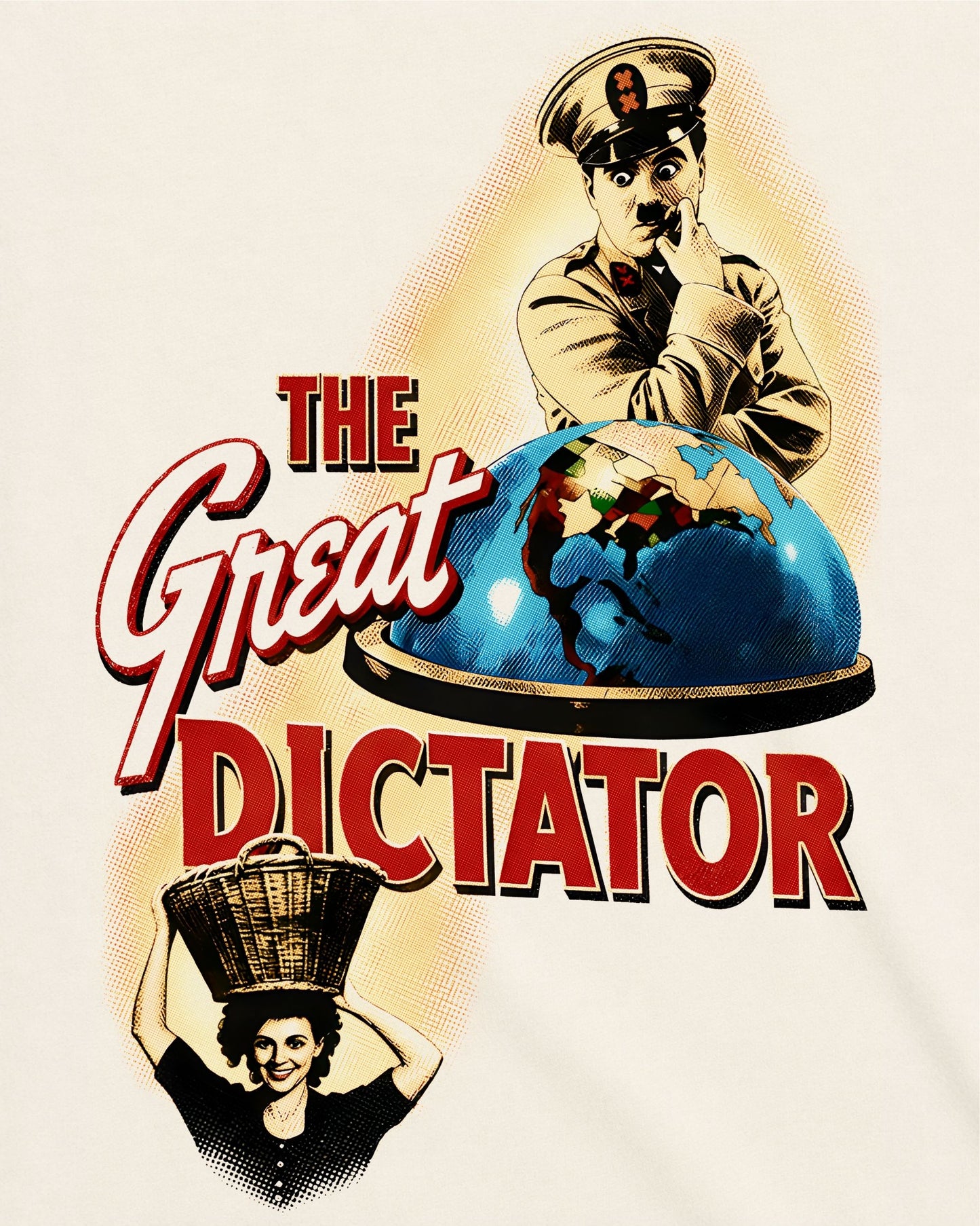 Camiseta Off-White O Grande Ditador – The Globe of Hynkel