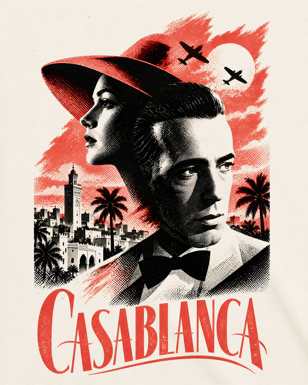 Camiseta Off-White Casablanca – Looking at You, Kid
