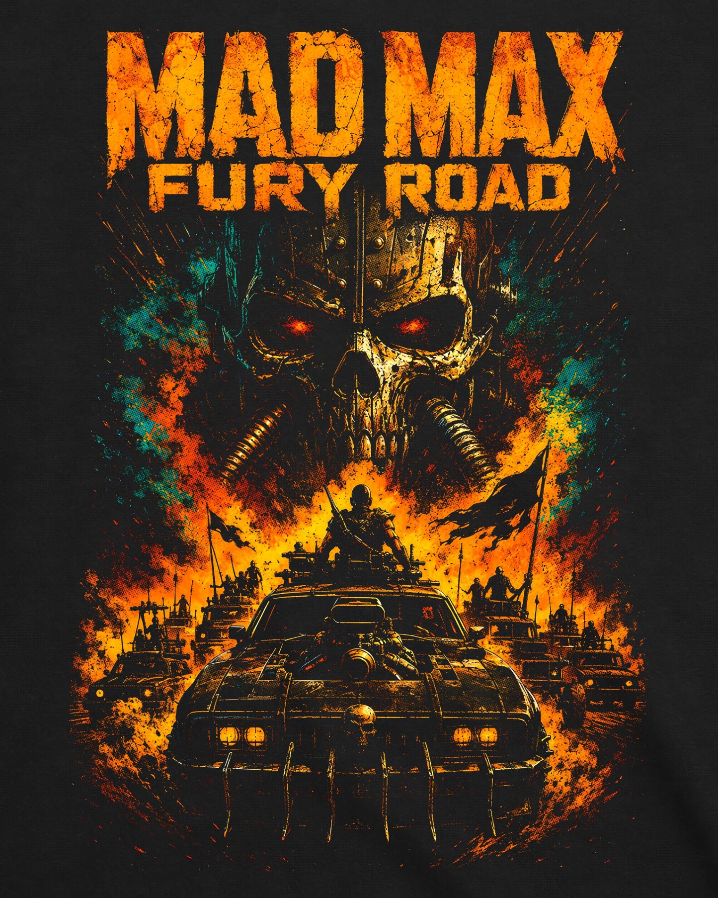 Camiseta Mad Max: Estrada da Fúria – Fury Road Convoy