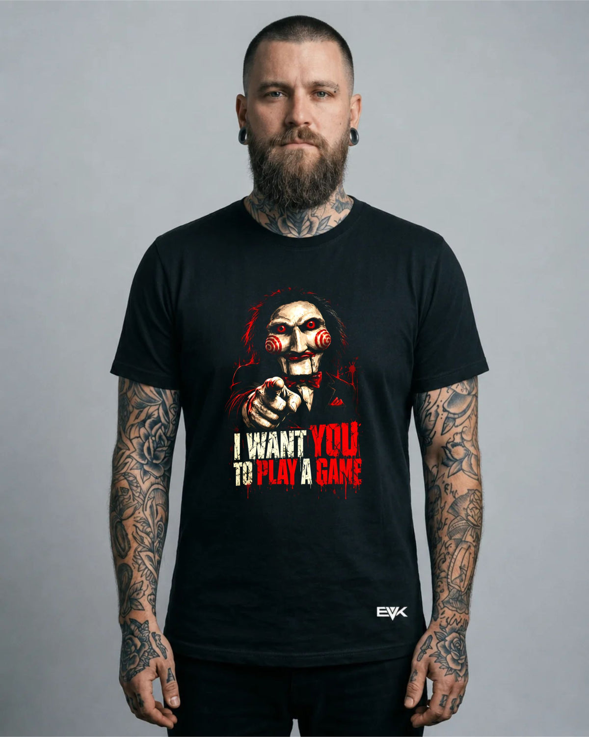 Camiseta Jogos Mortais – I Want You Paródia