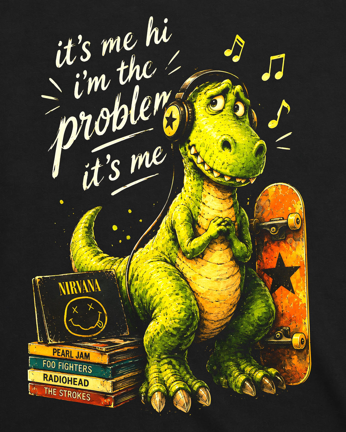 Camiseta Toy Story – Skater Grunge Rex