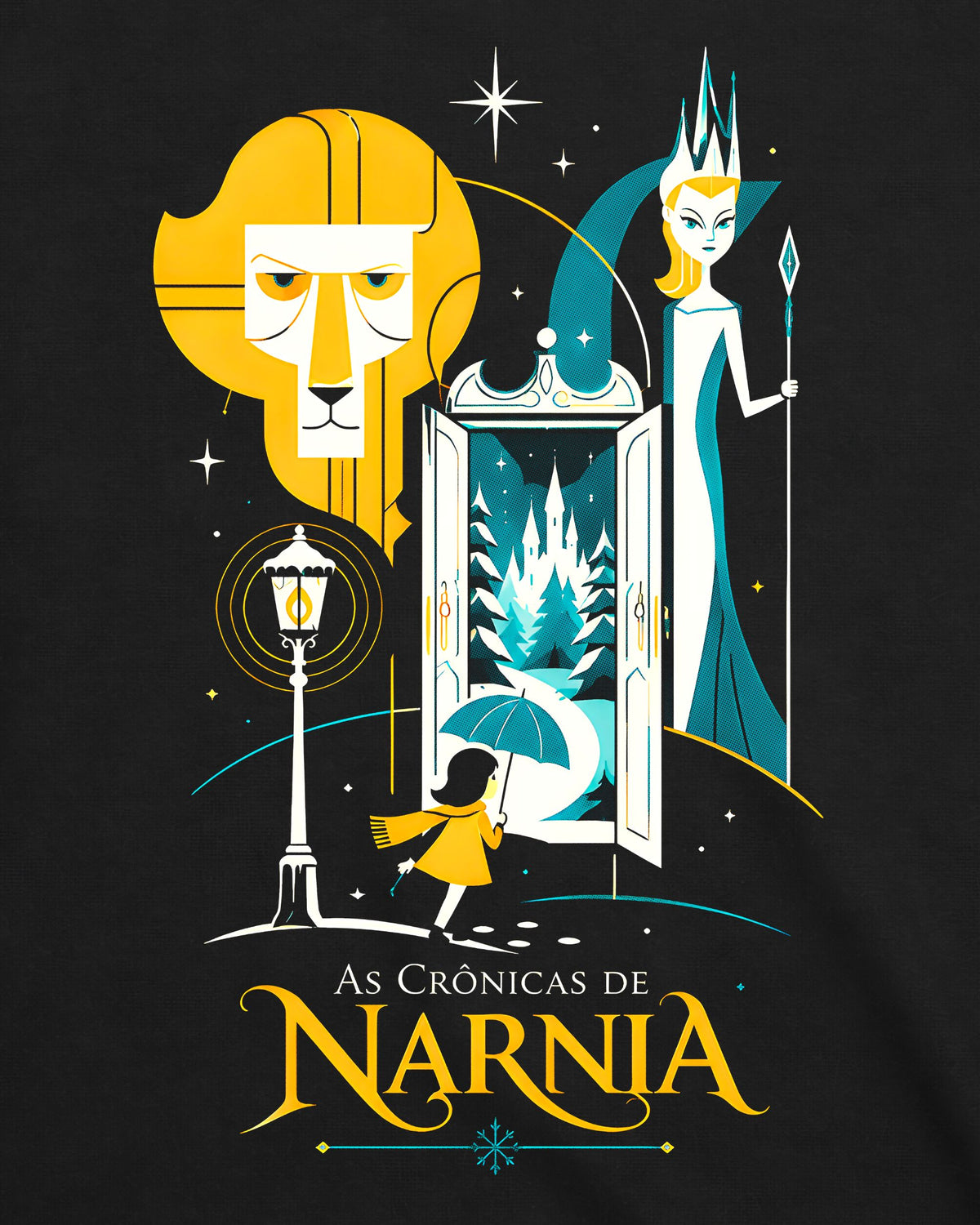 Camiseta As Crônicas de Narnia – Lines of Narnia