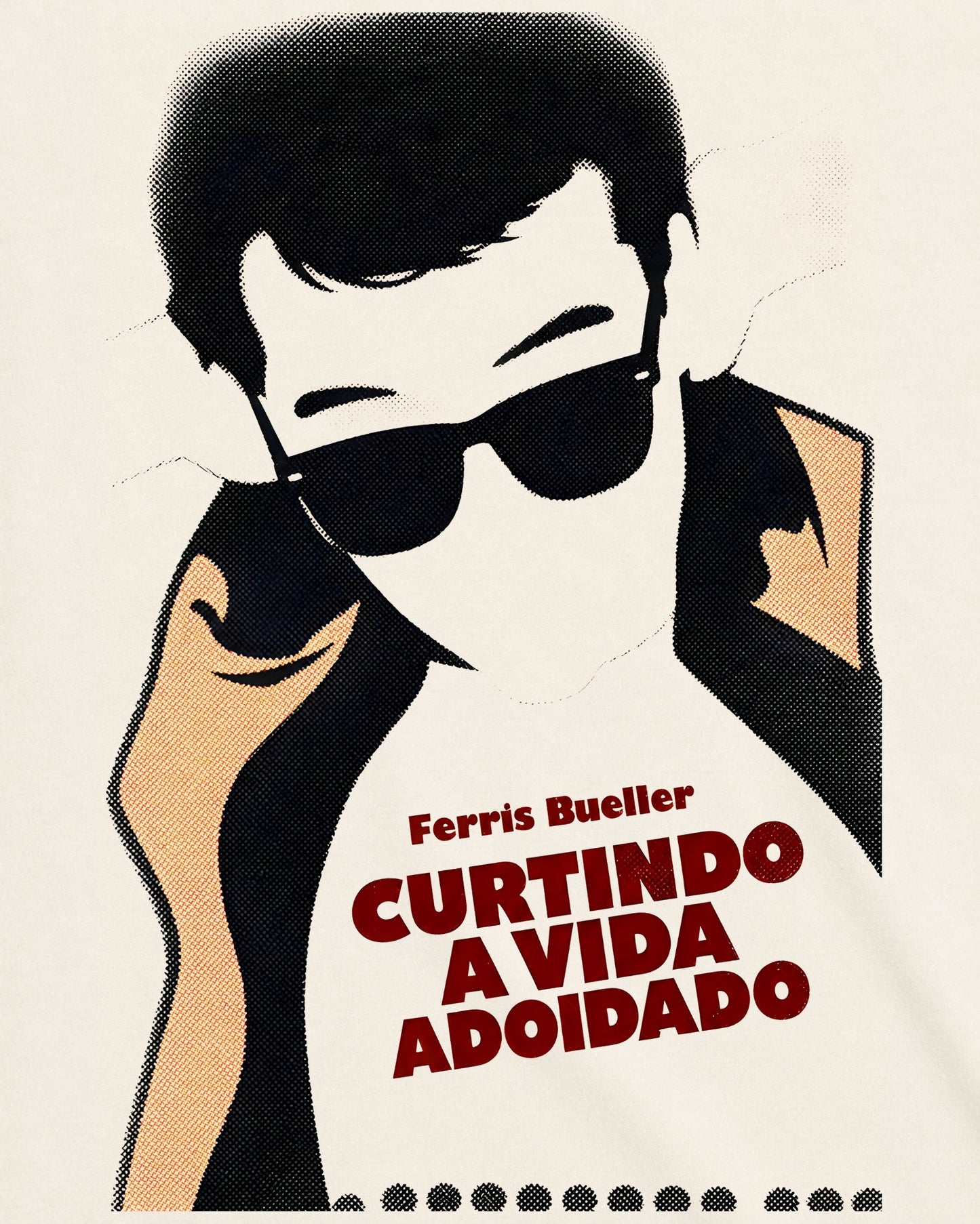 Camiseta Off-White Curtindo a Vida Adoidado – The Bueller Look