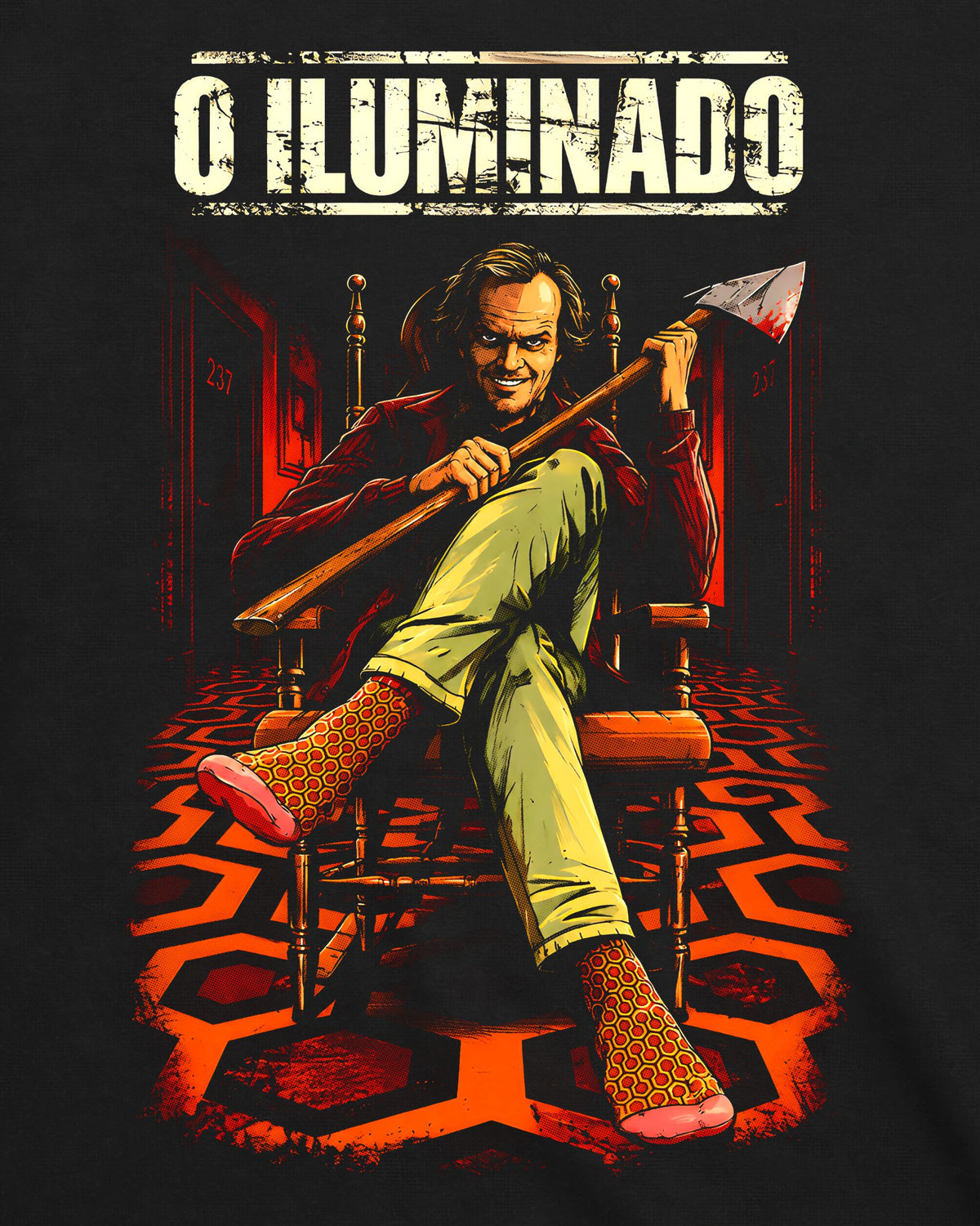 Camiseta O Iluminado – All Work and No Play
