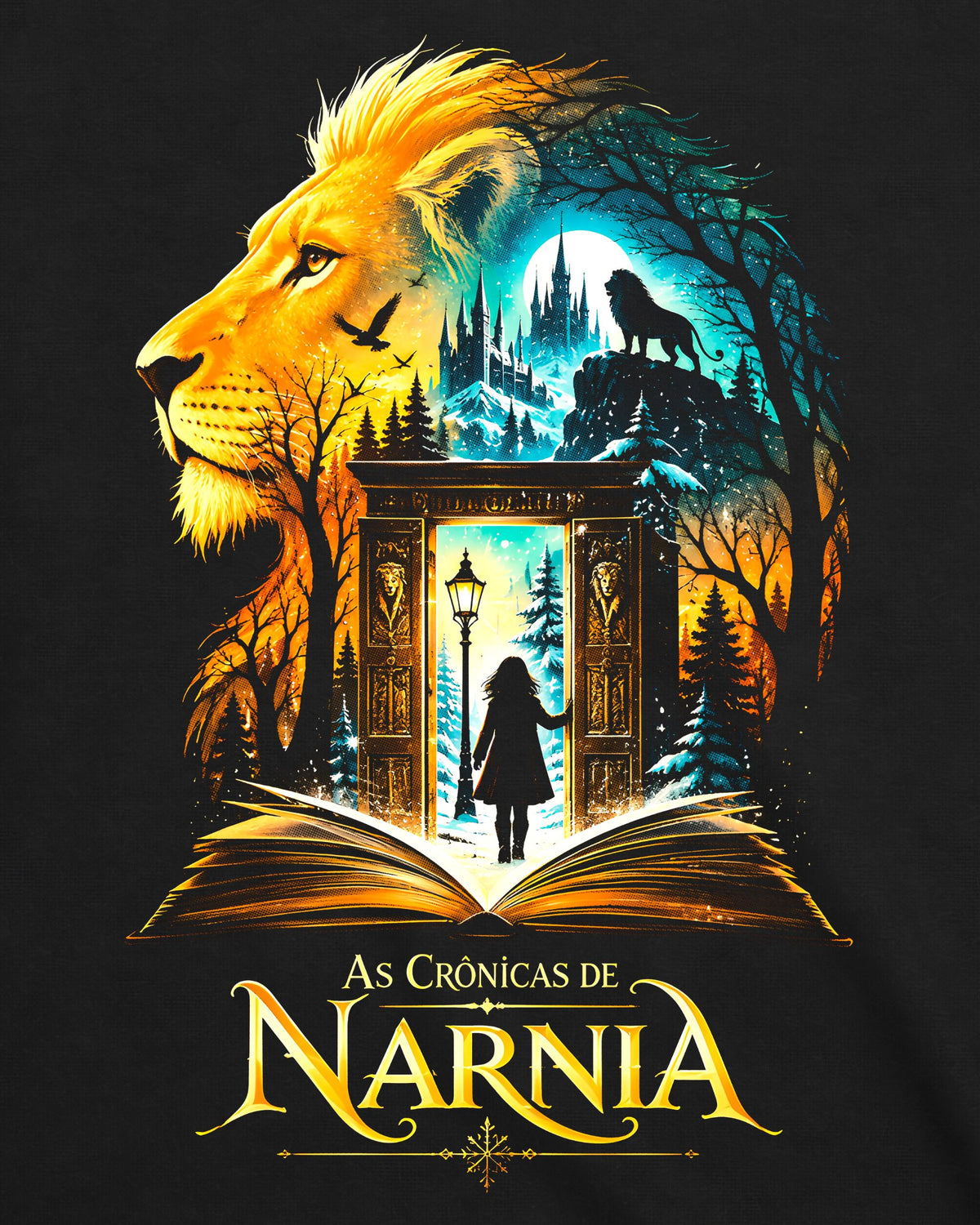 Camiseta As Crônicas de Narnia – The Tale of Aslan