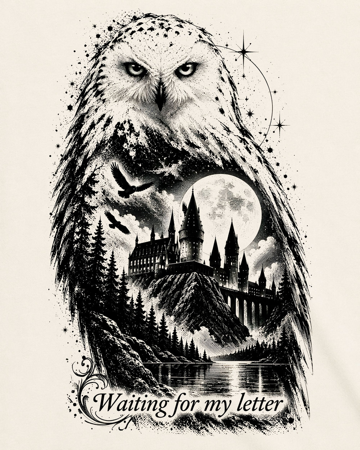 Camiseta Off-White Harry Potter – Waiting For My Letter