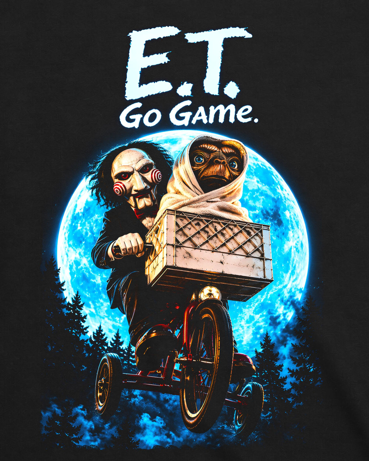 Camiseta Jogos Mortais – E.T. Paródia