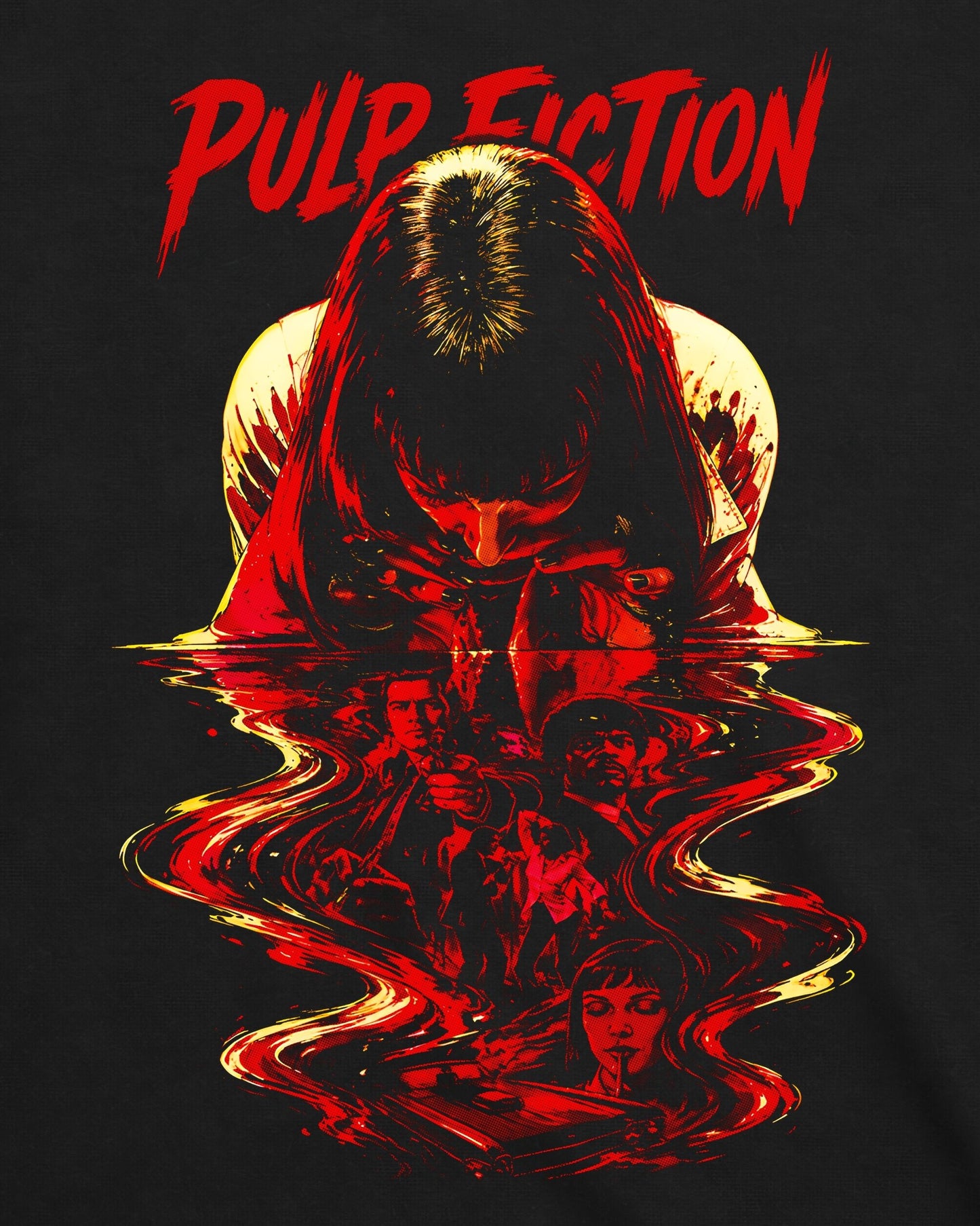 Camiseta Pulp Fiction – Tempo de Violência – Mia Wallace Dark