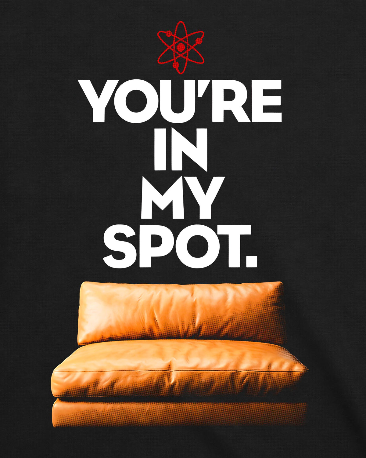 Camiseta The Big Bang Theory – You're in My Spot