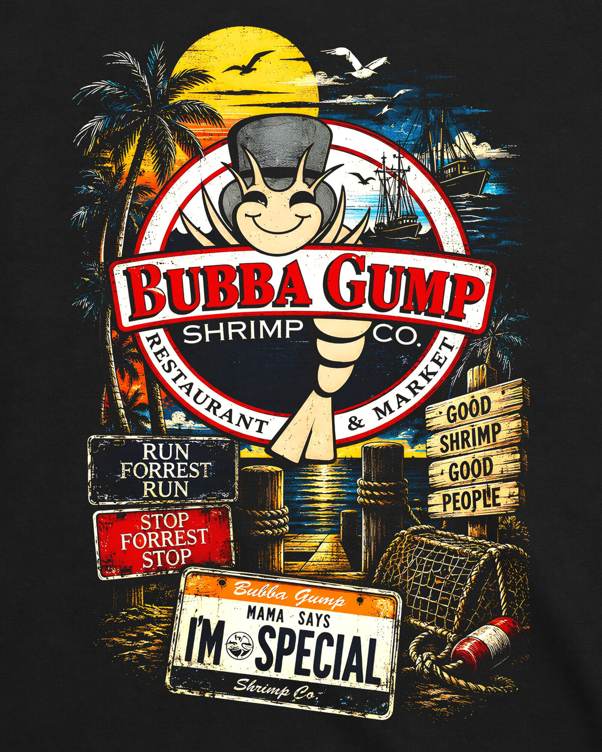 Camiseta Forrest Gump – Bubba Gump