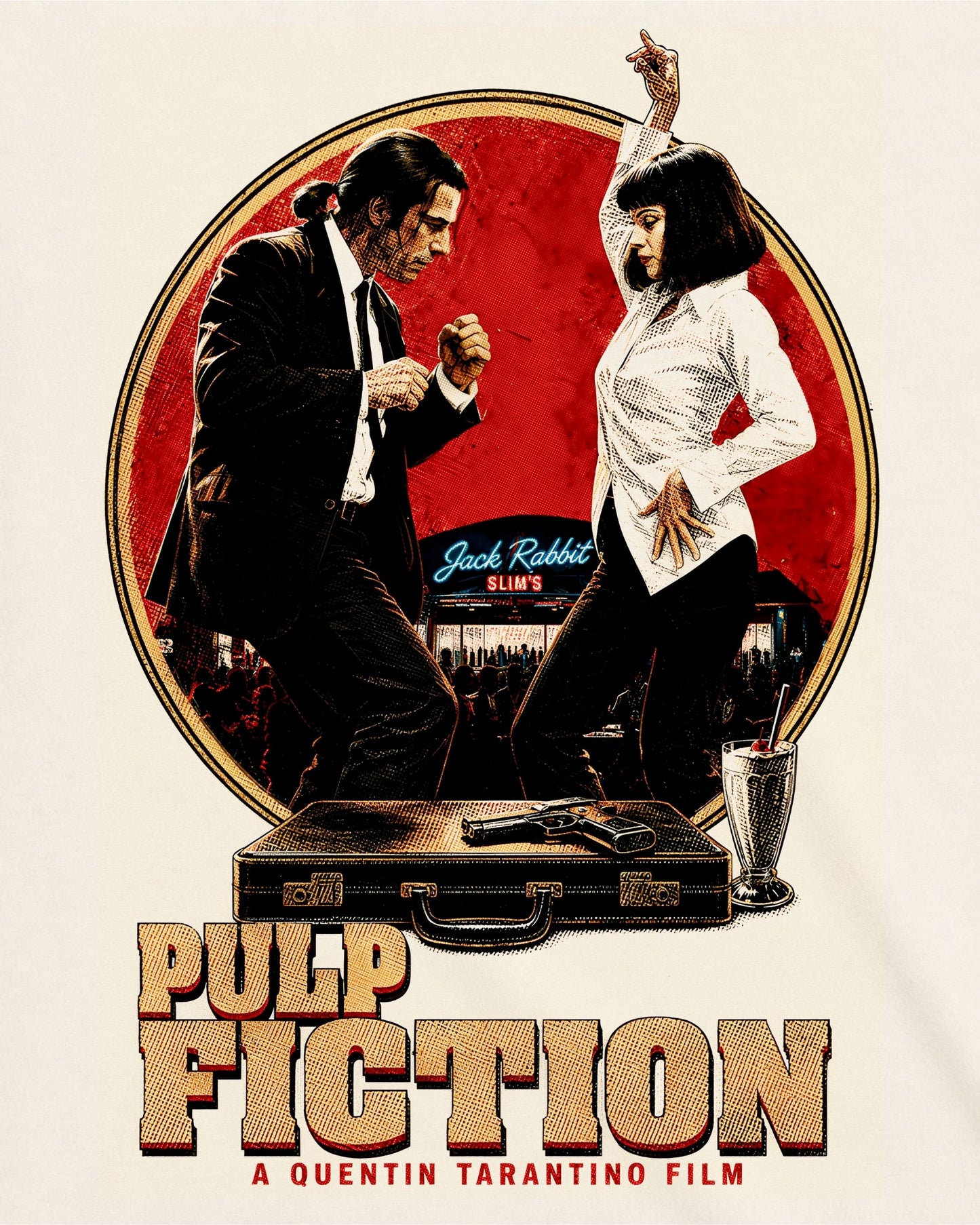 Camiseta Off-White Pulp Fiction – Tempo de Violência – Pulp Dance