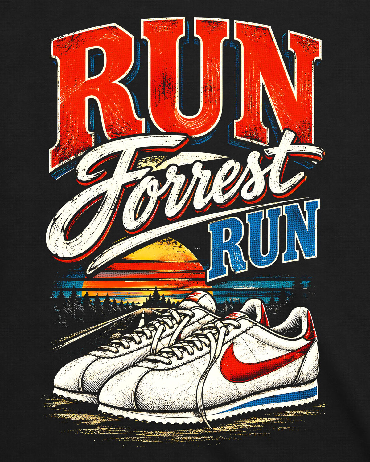 Camiseta Forrest Gump – Run Forrest, Run
