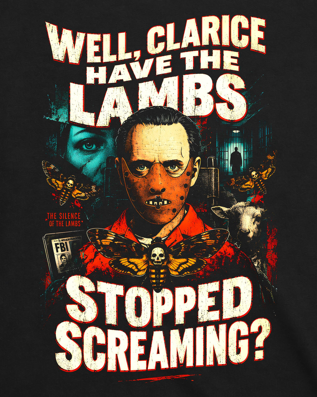 Camiseta O Silêncio dos Inocentes – Stopped Screaming