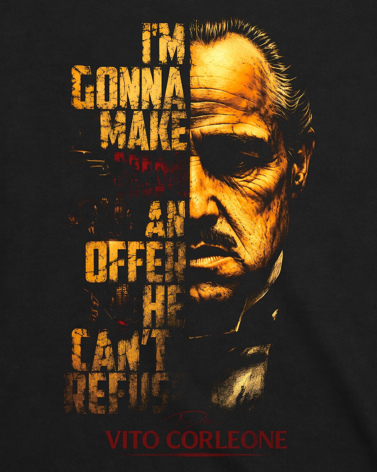 Camiseta O Poderoso Chefão – Vito Corleone