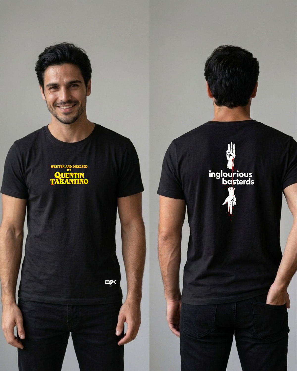 Camiseta Frente e Costas Bastardos Inglórios – The Wrong Sign