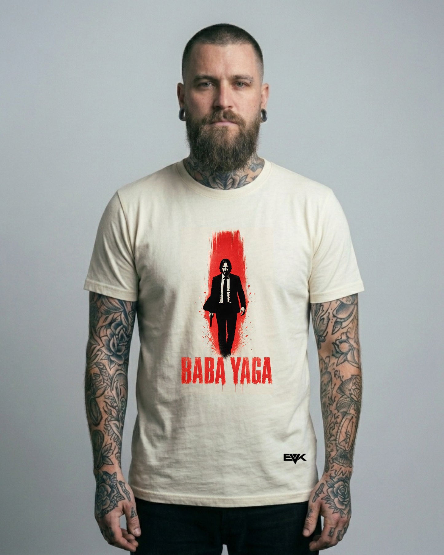 Camiseta Off-White John Wick 4: Baba Yaga – Trail of Blood