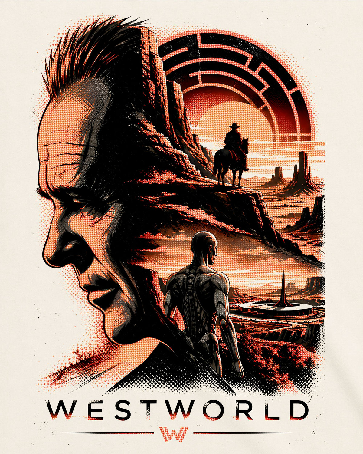Camiseta Off-White Westworld – The Architect