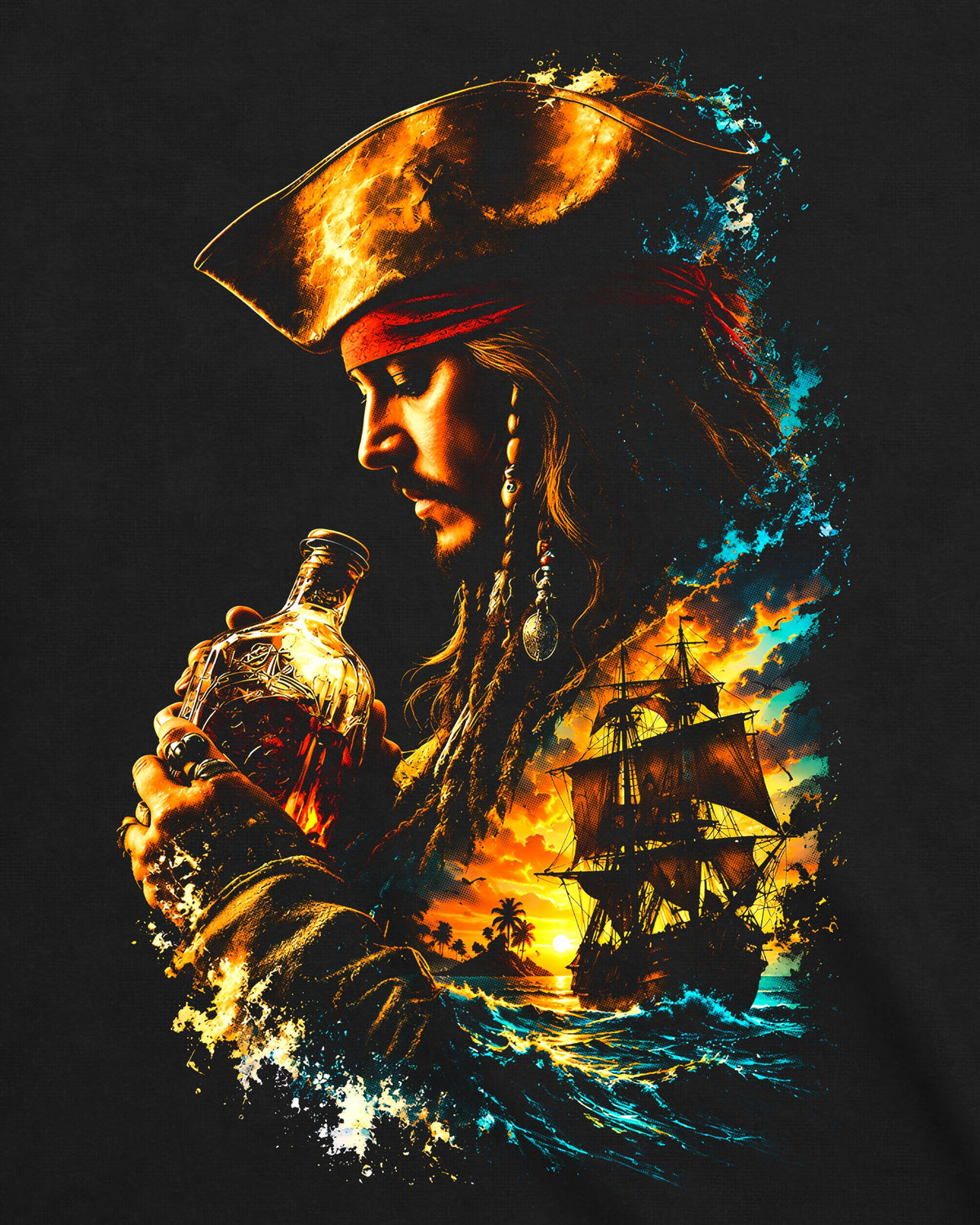 Camiseta Piratas do Caribe – Where's the Rum?