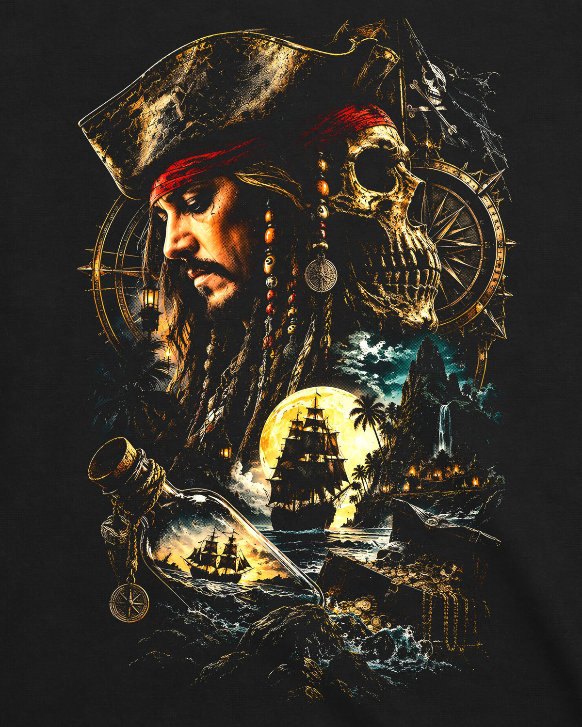 Camiseta Piratas do Caribe – Captain's Destiny