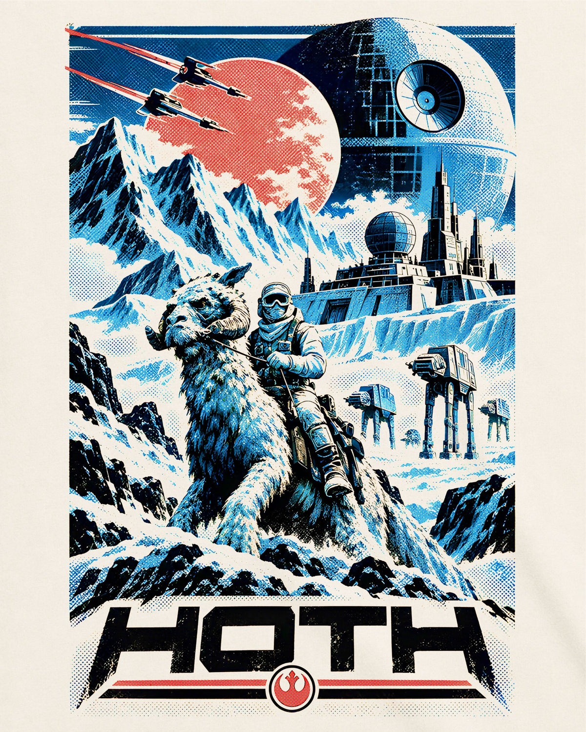Camiseta Off-White Guerra nas Estrelas – Episódio V – Hoth