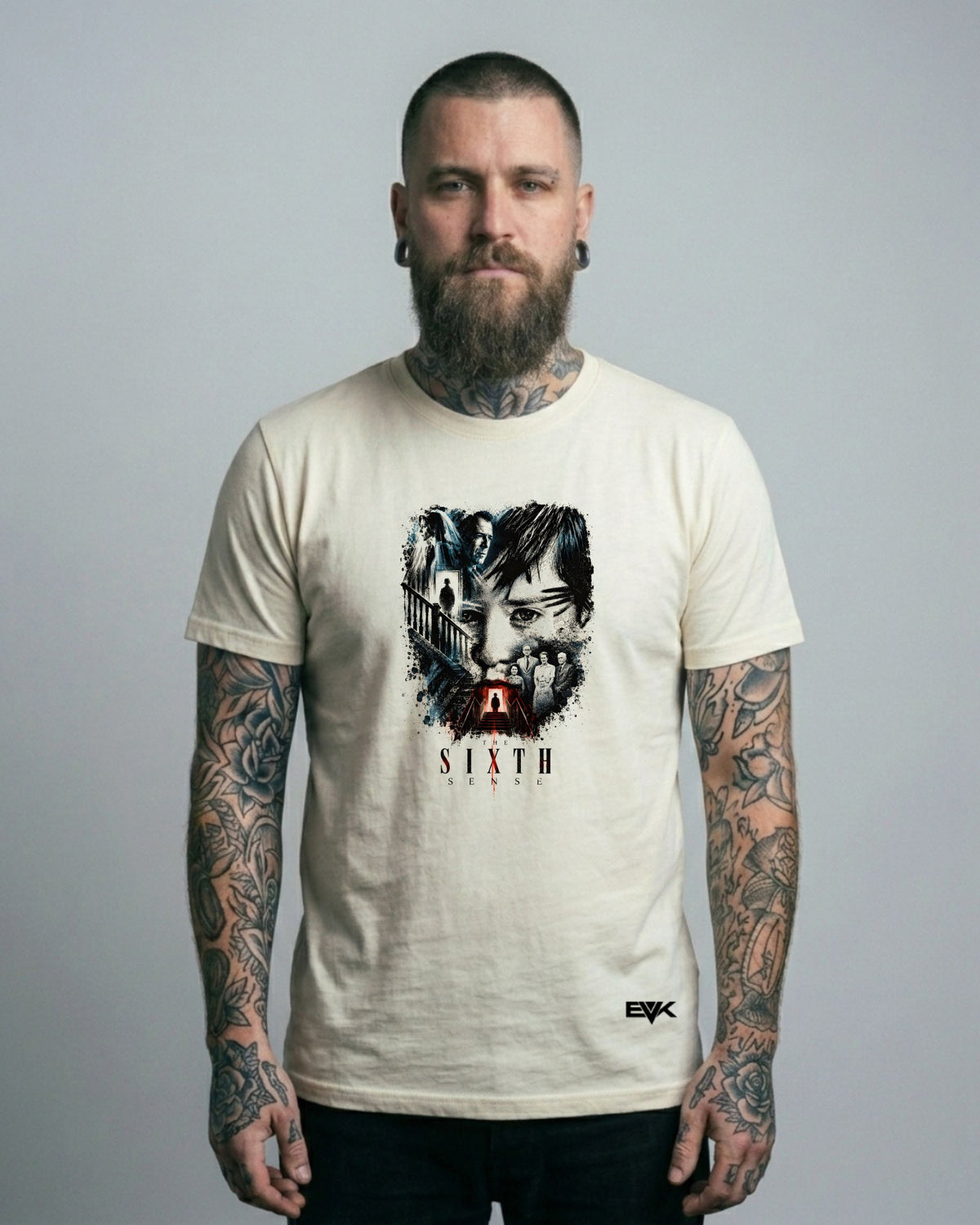 Camiseta Off-White O Sexto Sentido – Minimalist Movie Poster