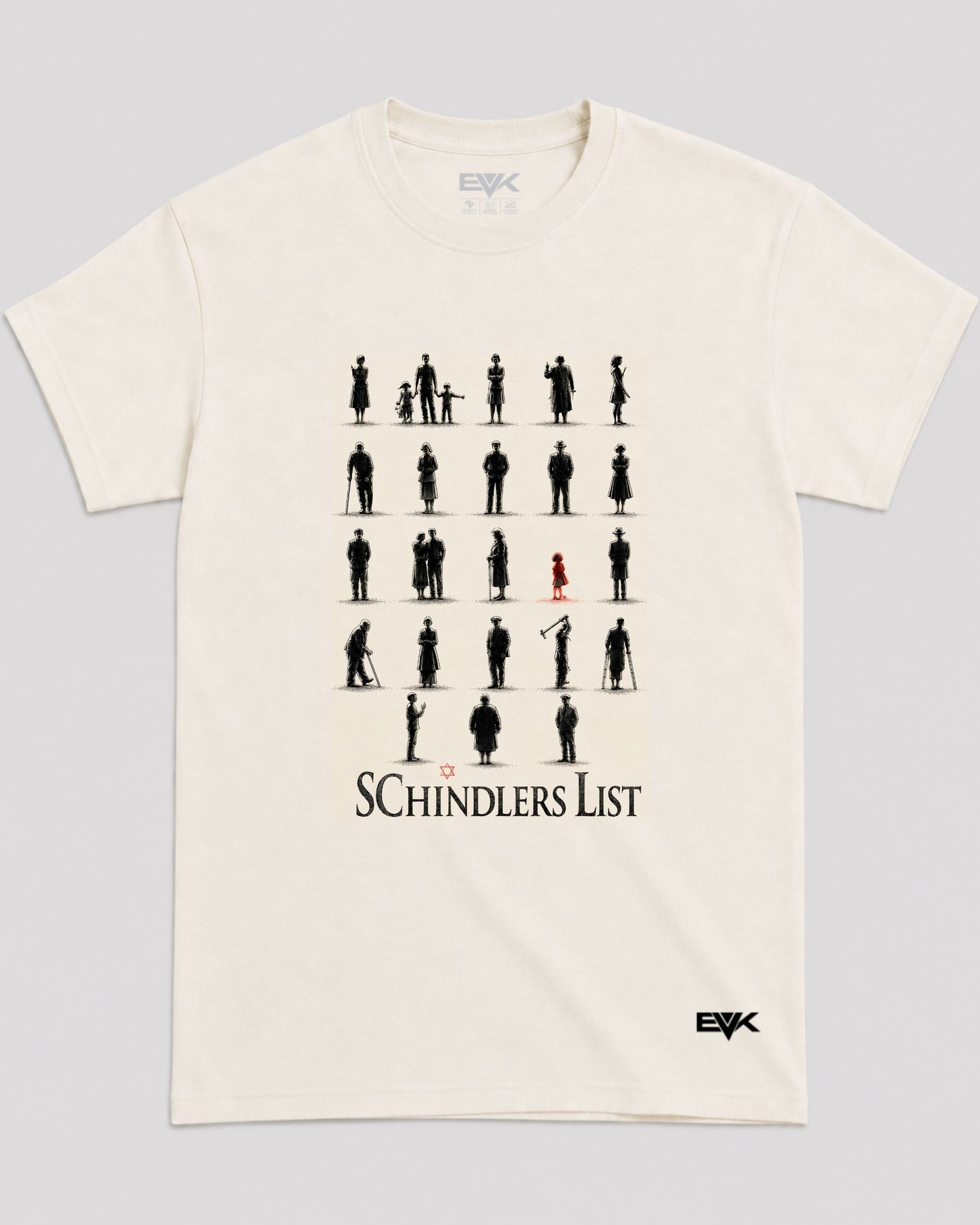 Camiseta Off-White A Lista de Schindler – Beyond Black and White