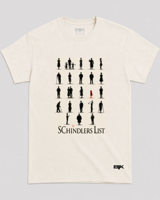 Camiseta Off-White A Lista de Schindler – Beyond Black and White