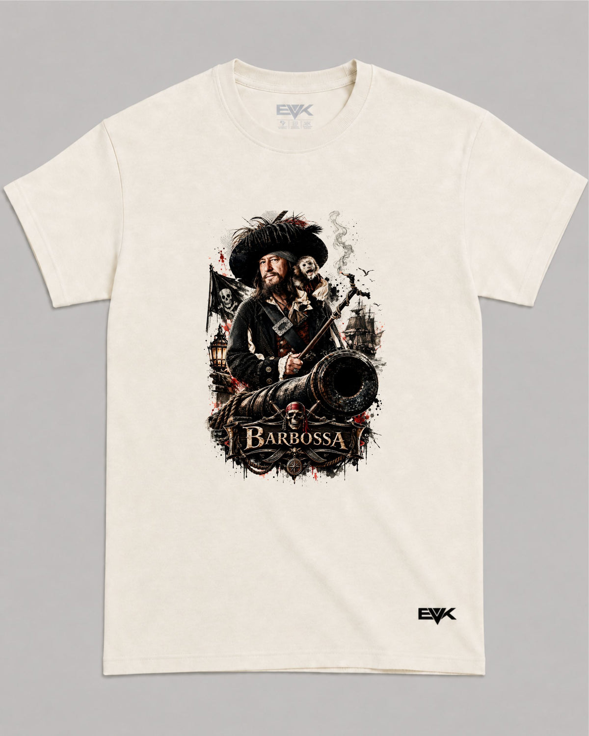 Camiseta Off-White Piratas do Caribe – Barbossa