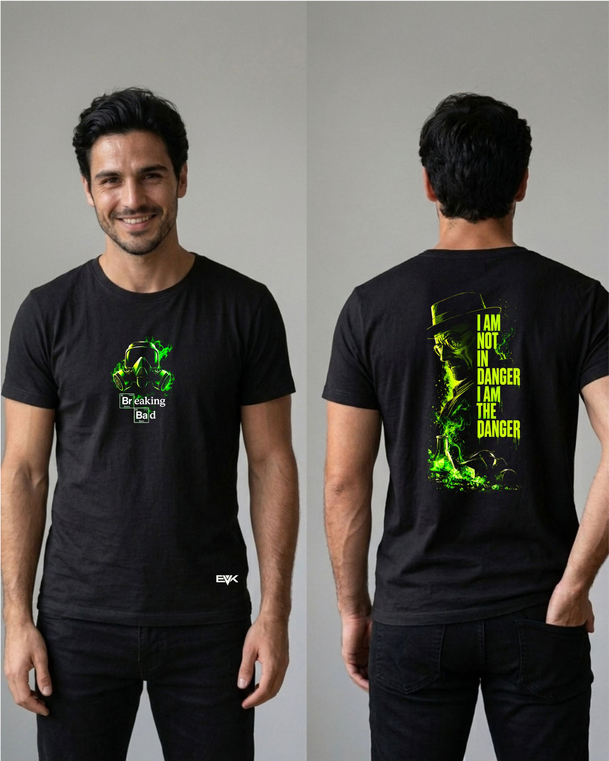Camiseta Frente e Costas Breaking Bad – I Am the Danger