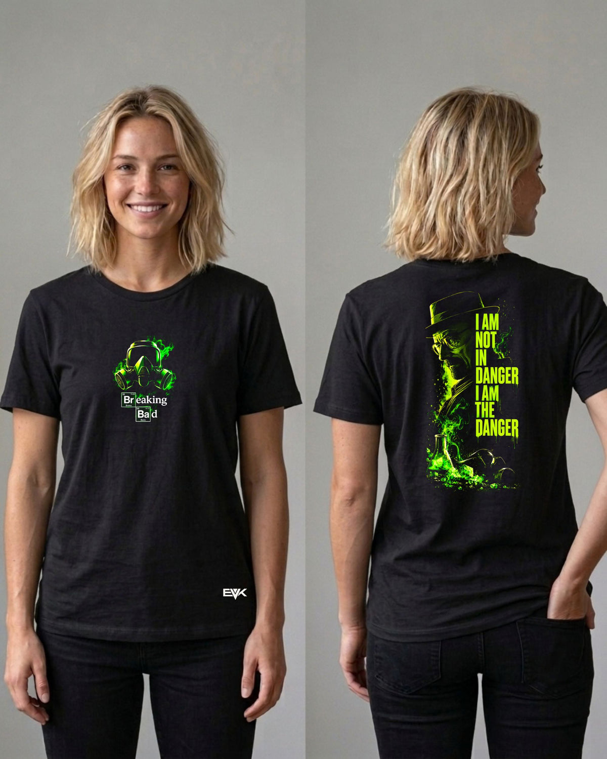 Camiseta Frente e Costas Breaking Bad – I Am the Danger