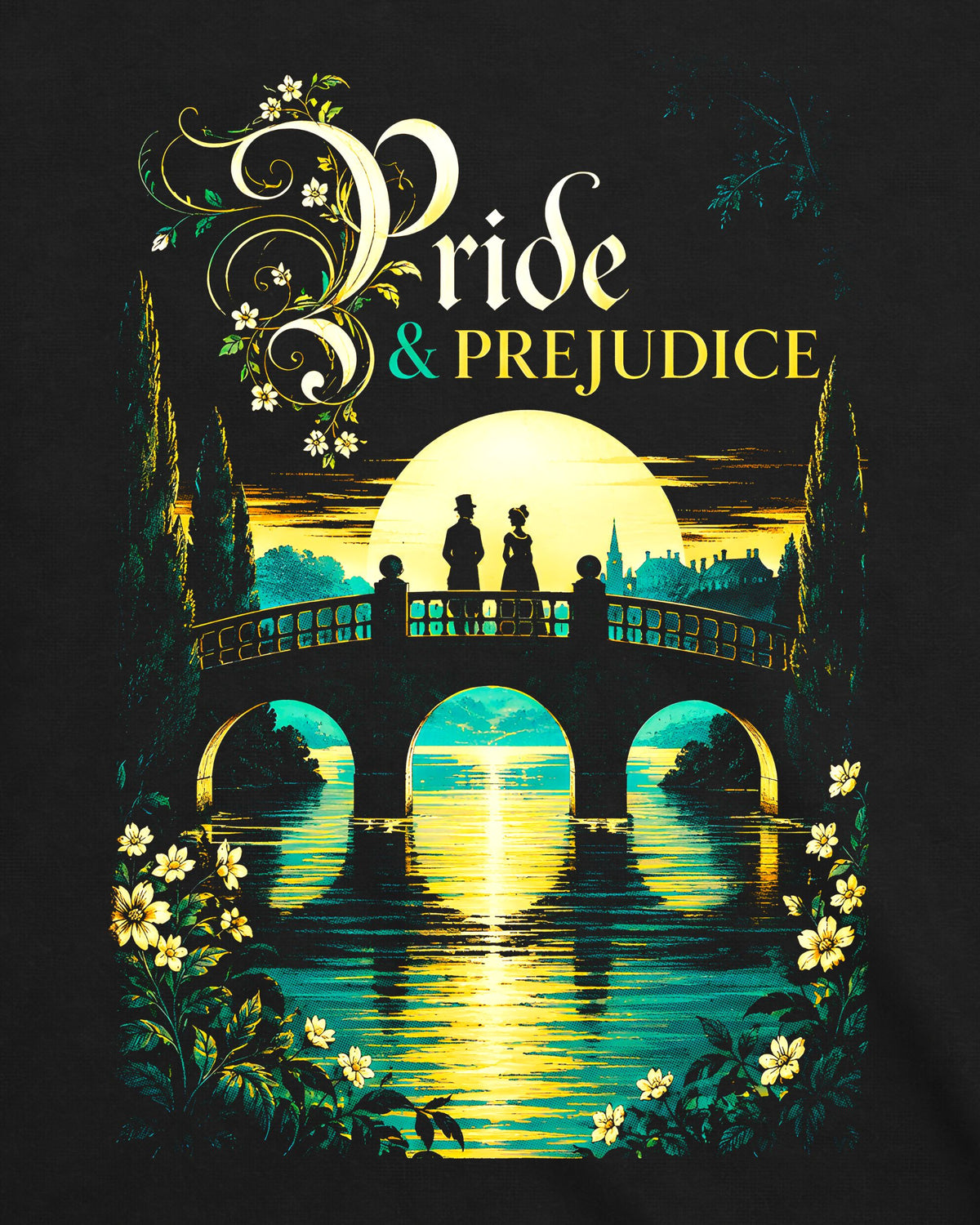 Camiseta Orgulho e Preconceito – Bridge Silhouette