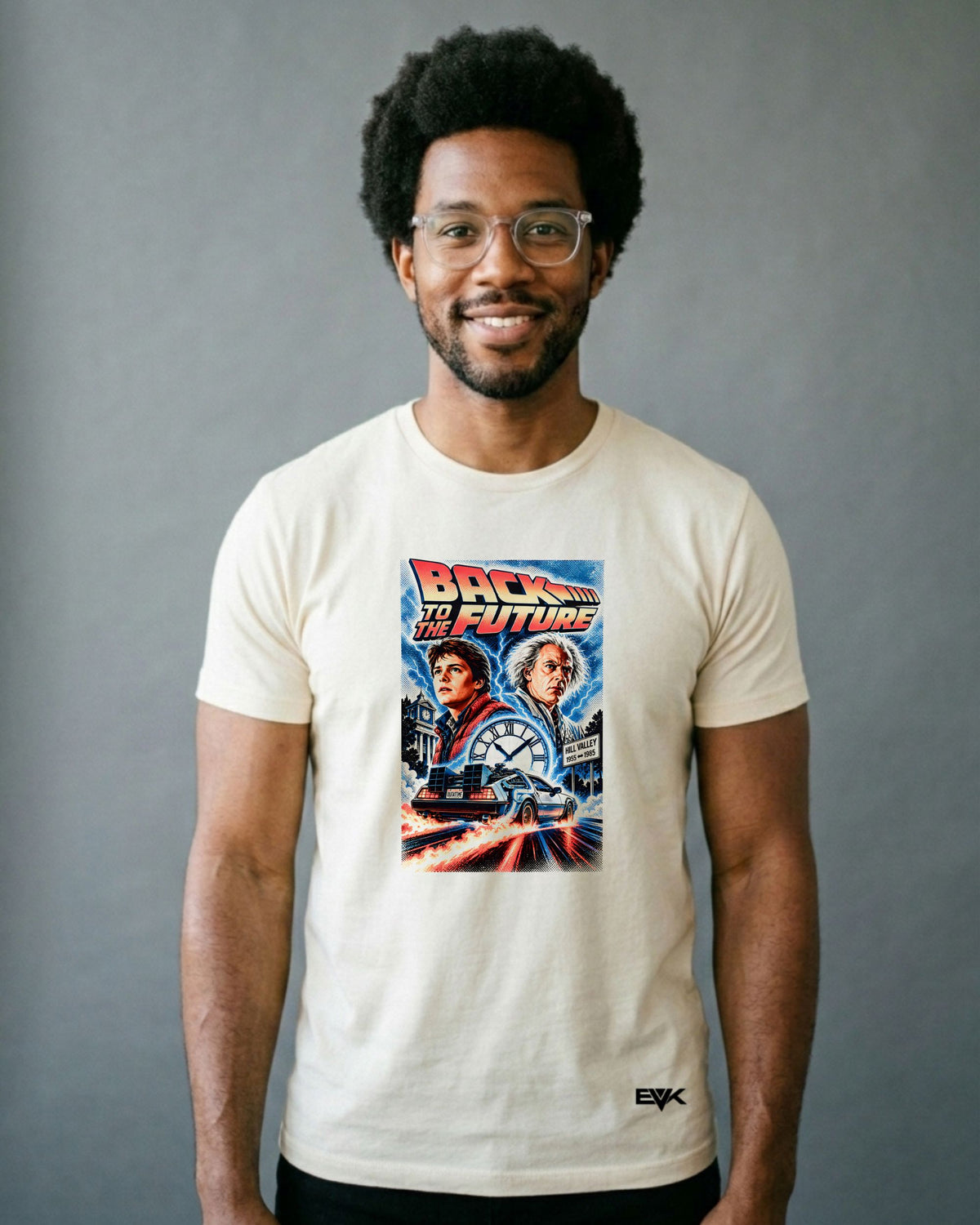 Camiseta Off-White De Volta Para o Futuro – Outatime