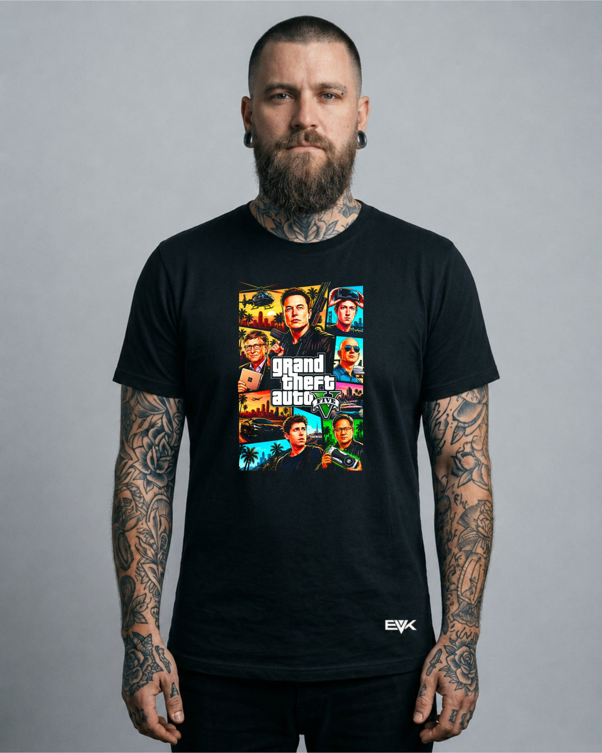 Camiseta GTA – Silicon Valley Heist