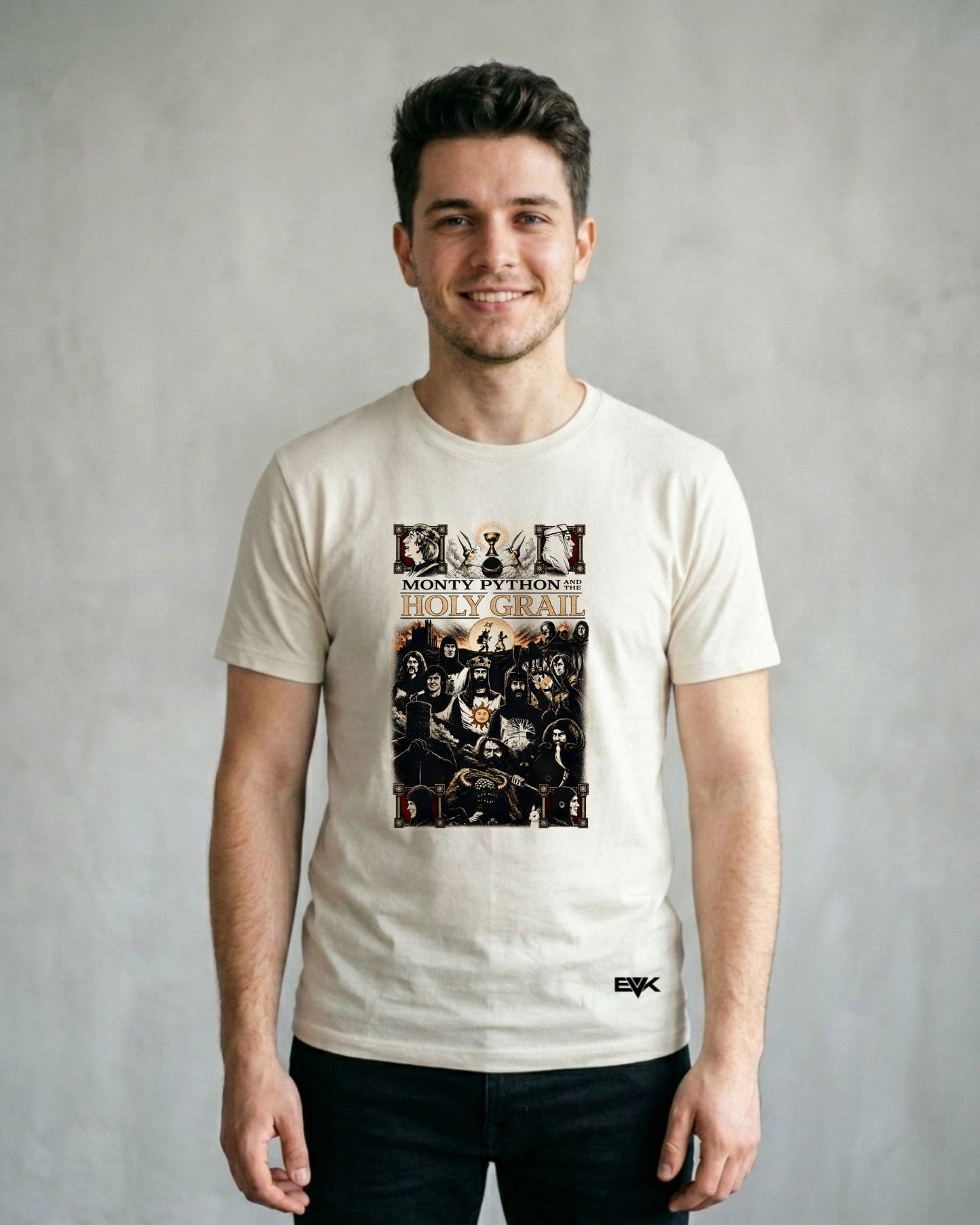 Camiseta Off-White Monty Python em Busca do Cálice Sagrado – Camelot Chronicles