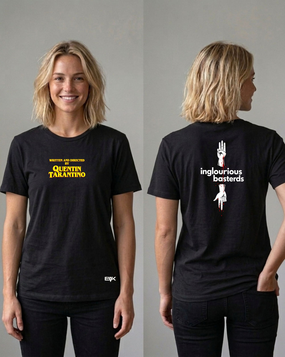 Camiseta Frente e Costas Bastardos Inglórios – The Wrong Sign