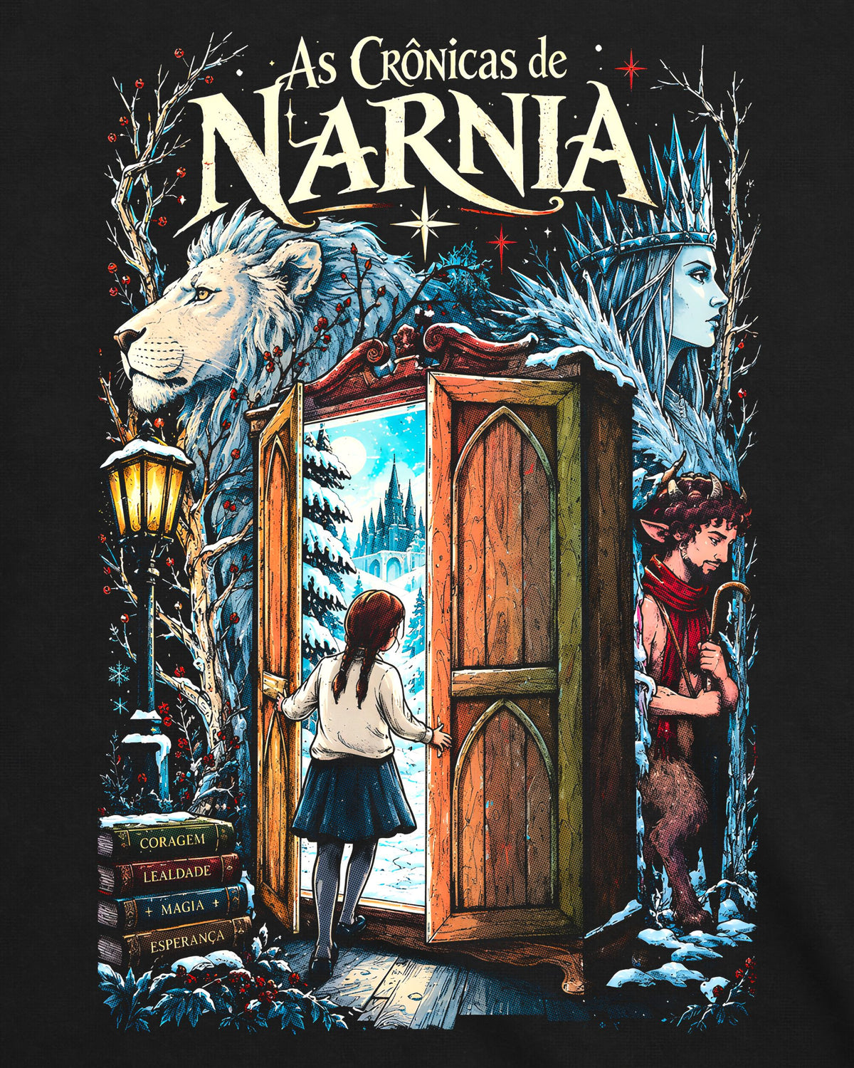 Camiseta As Crônicas de Narnia – Through the Wardrobe