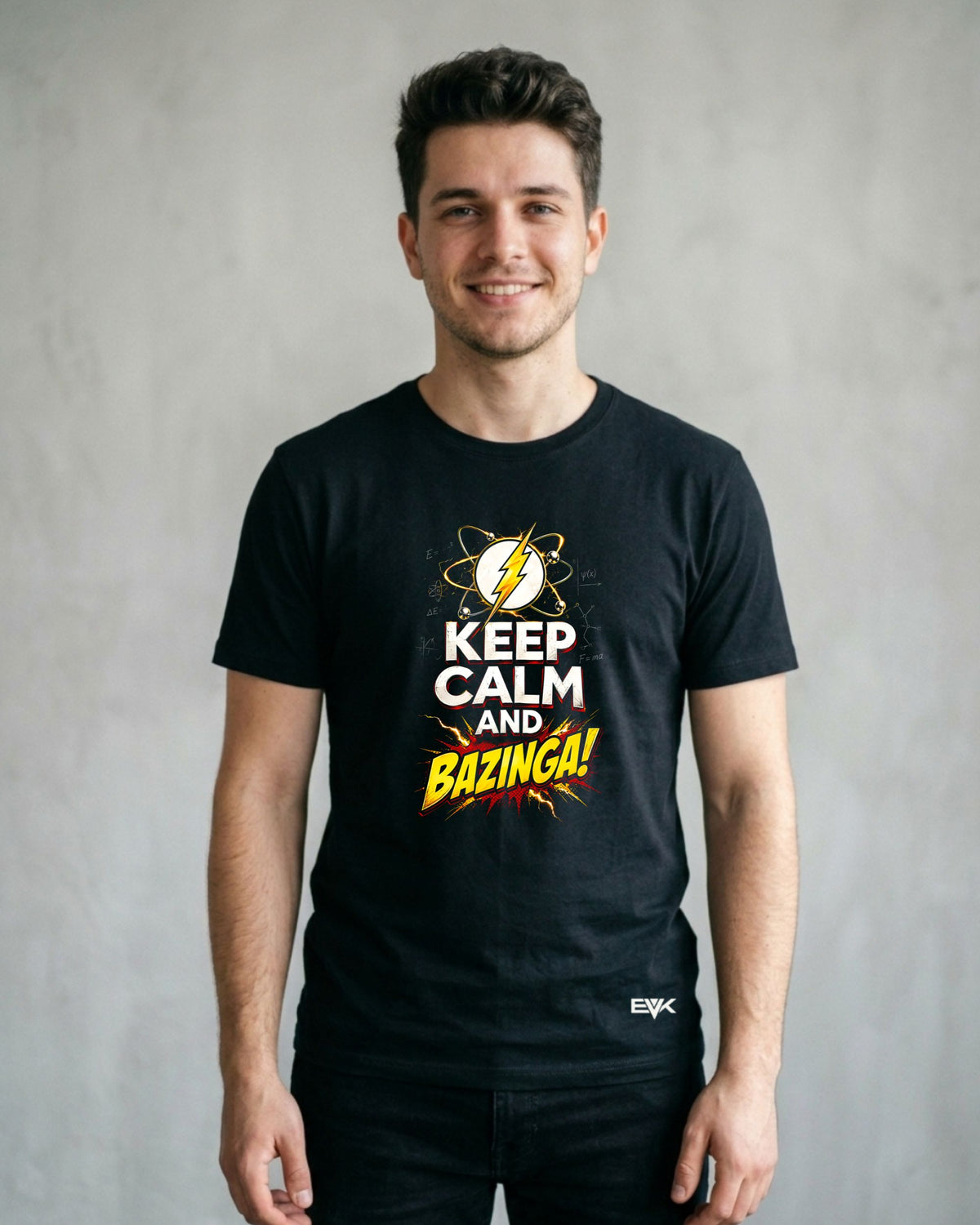 Camiseta The Big Bang Theory – Keep Calm and Bazinga!