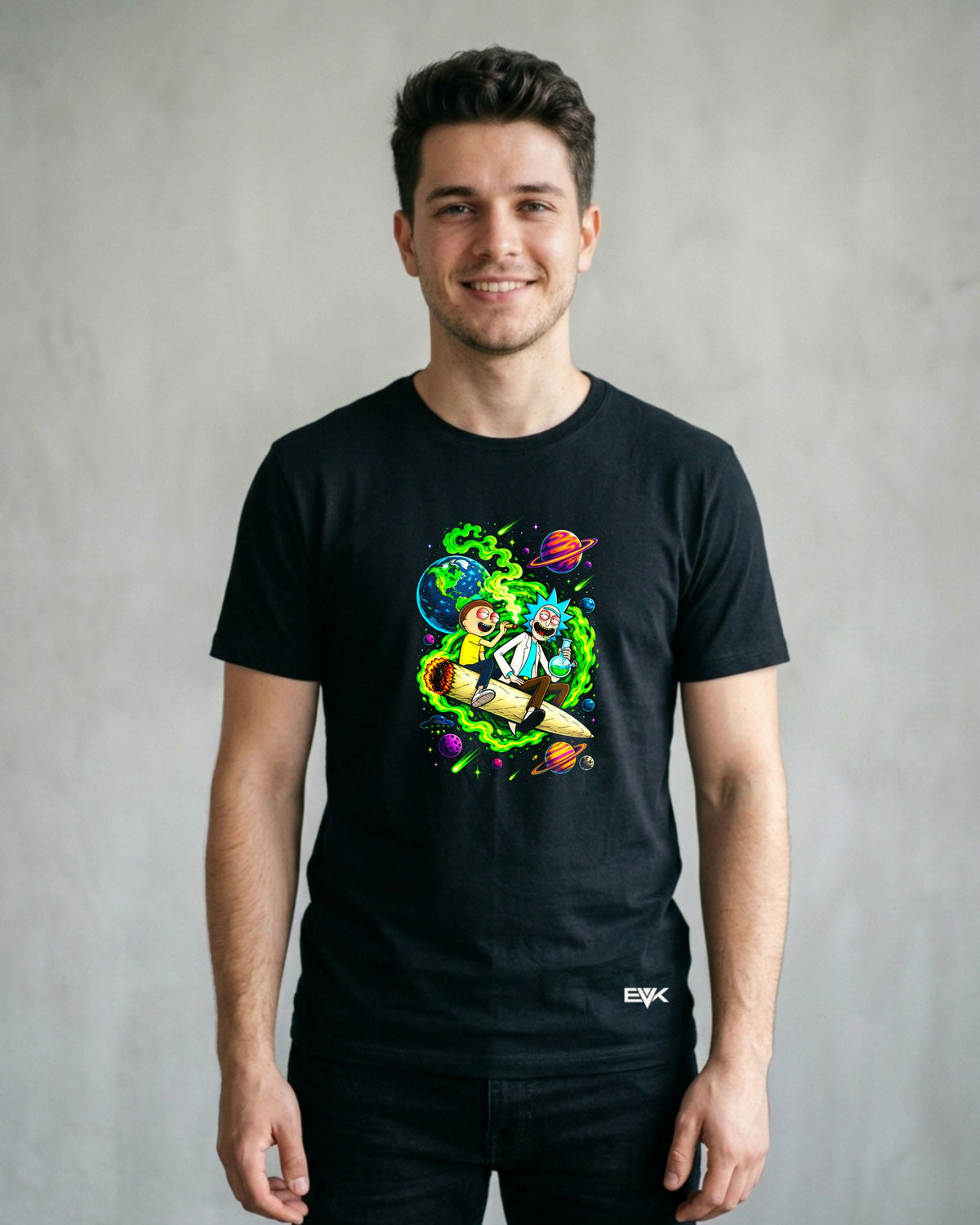 Camiseta Rick and Morty – Trippy Space Ride