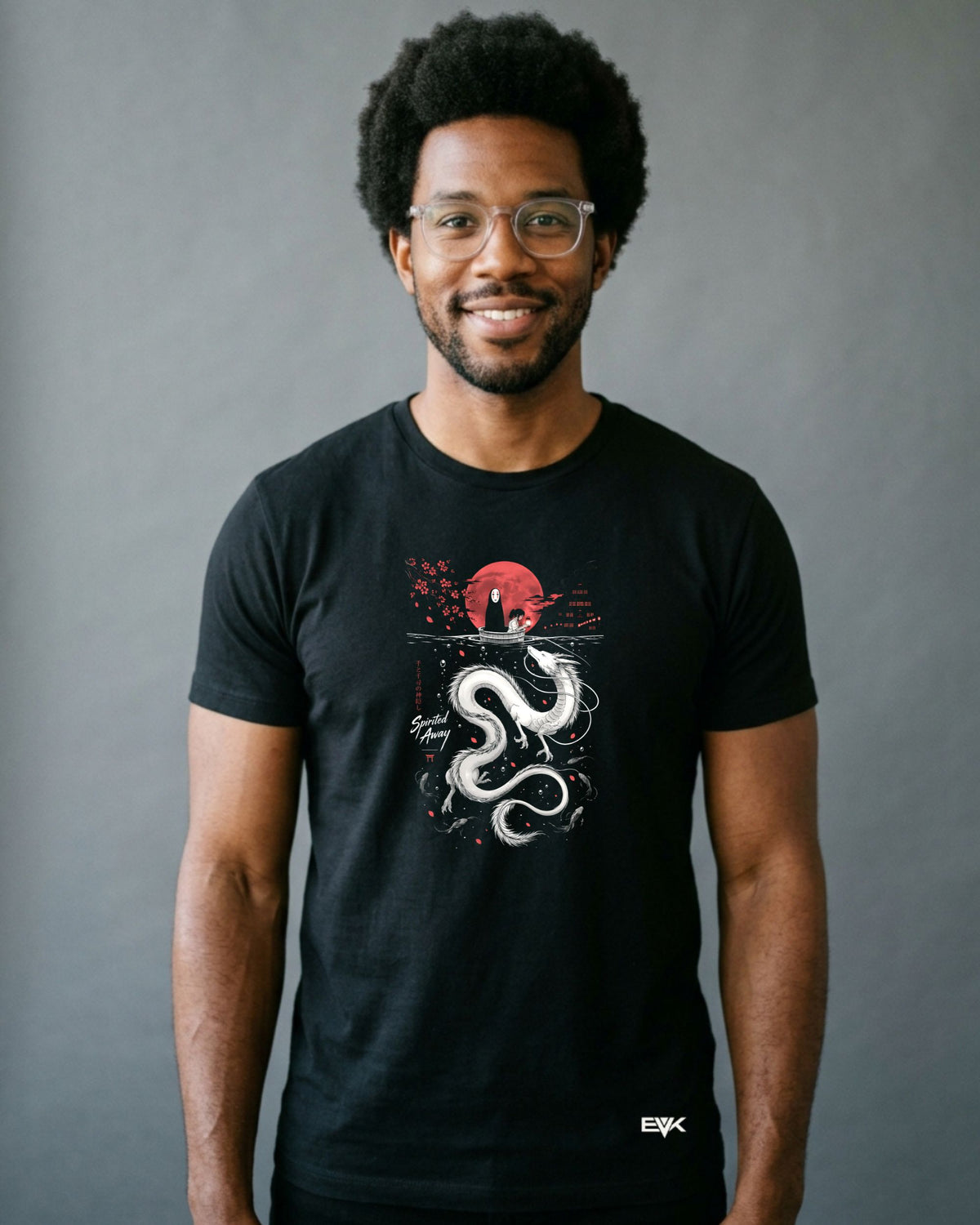 Camiseta A Viagem de Chihiro – The River Spirit & No-Face