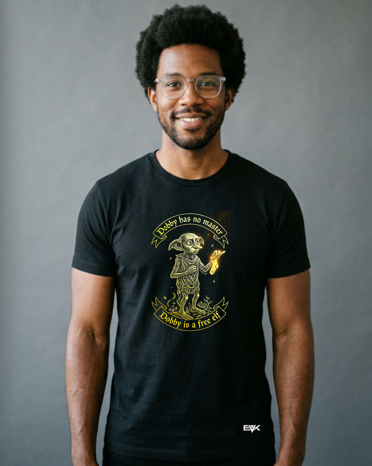 Camiseta Harry Potter – Dobby Has No Master