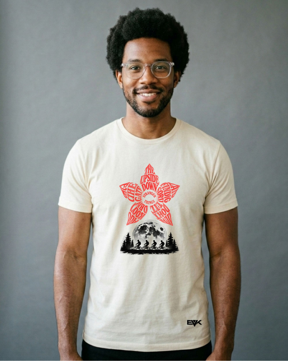 Camiseta Off-White Stranger Things – Demogorgon Typography
