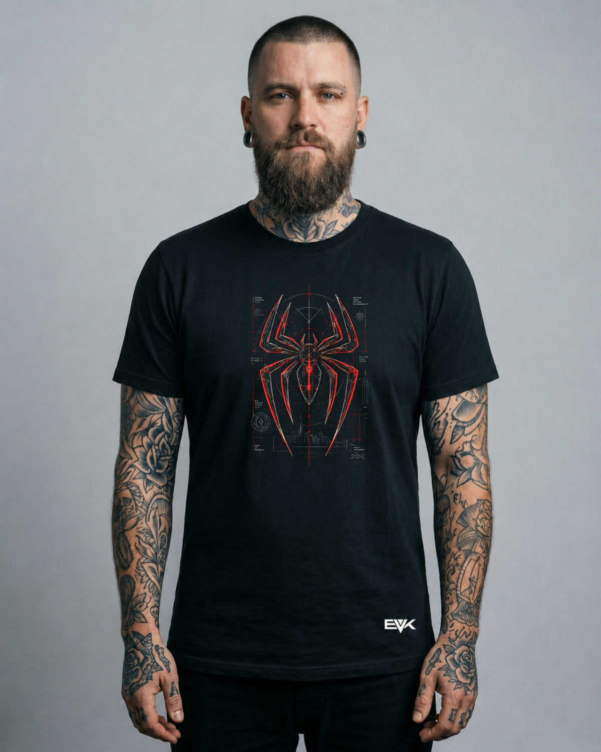 Camiseta Homem-Aranha – Spider Protocol Blueprint