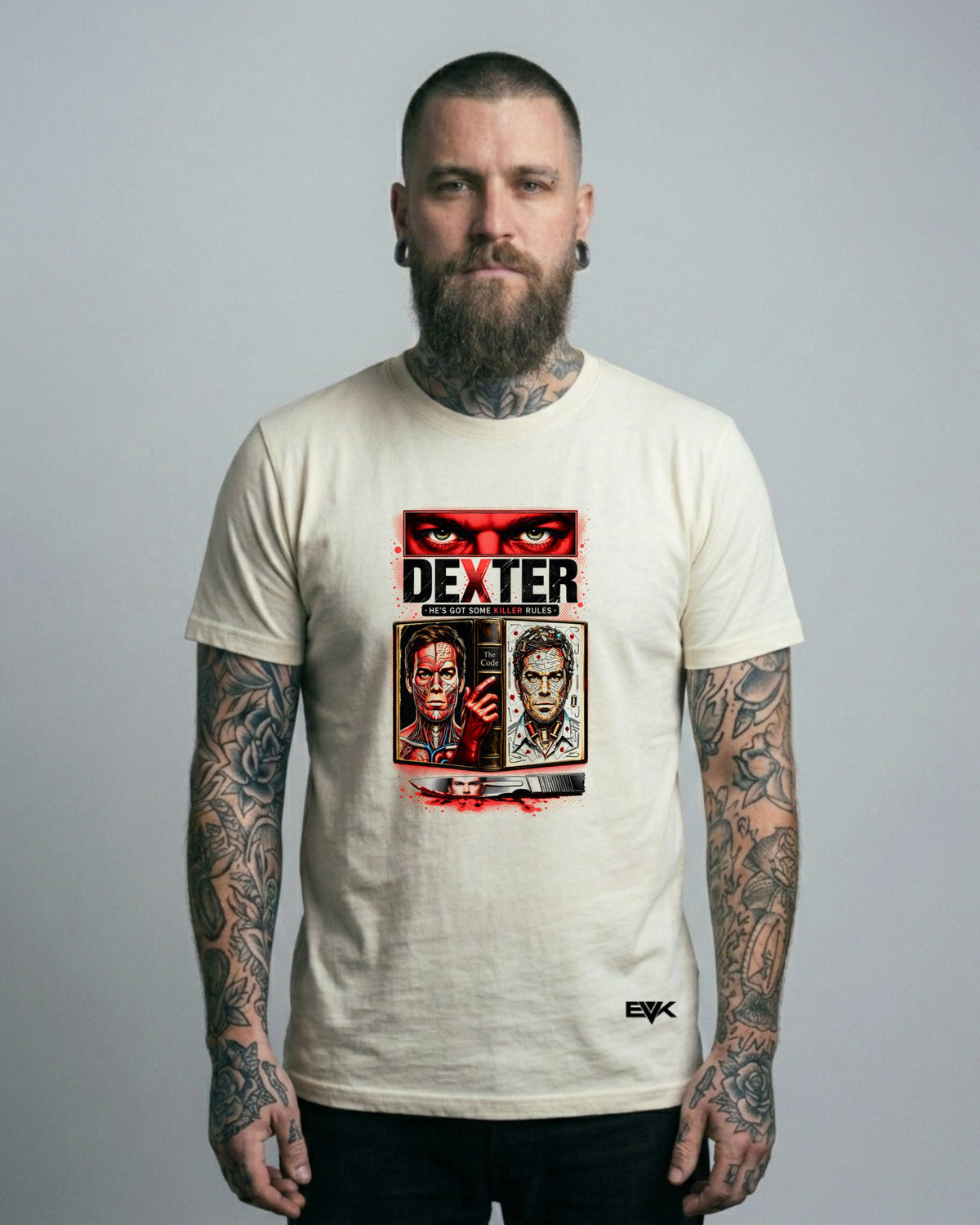 Camiseta Off-White Dexter – The Code of Dexter