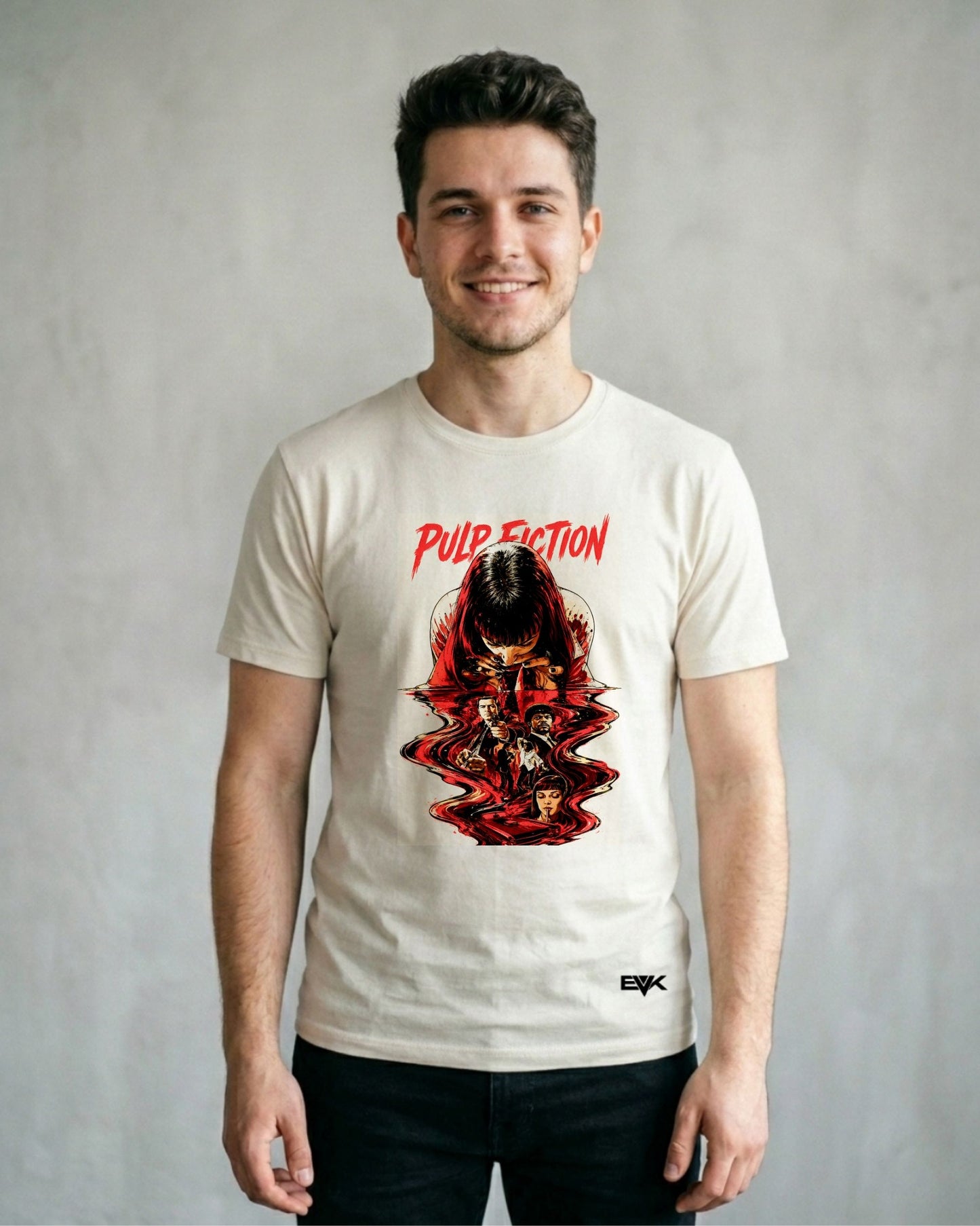 Camiseta Off-White Pulp Fiction – Tempo de Violência – Mia Wallace Dark