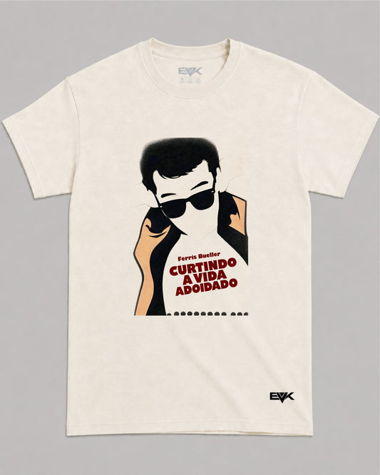Camiseta Off-White Curtindo a Vida Adoidado – The Bueller Look