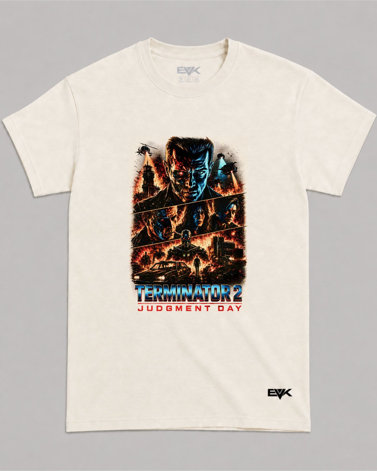 Camiseta Off-White Exterminador do Futuro 2: O Julgamento Final – Wasteland Panels