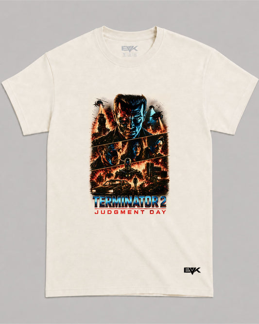 Camiseta Off-White Exterminador do Futuro 2: O Julgamento Final – Wasteland Panels