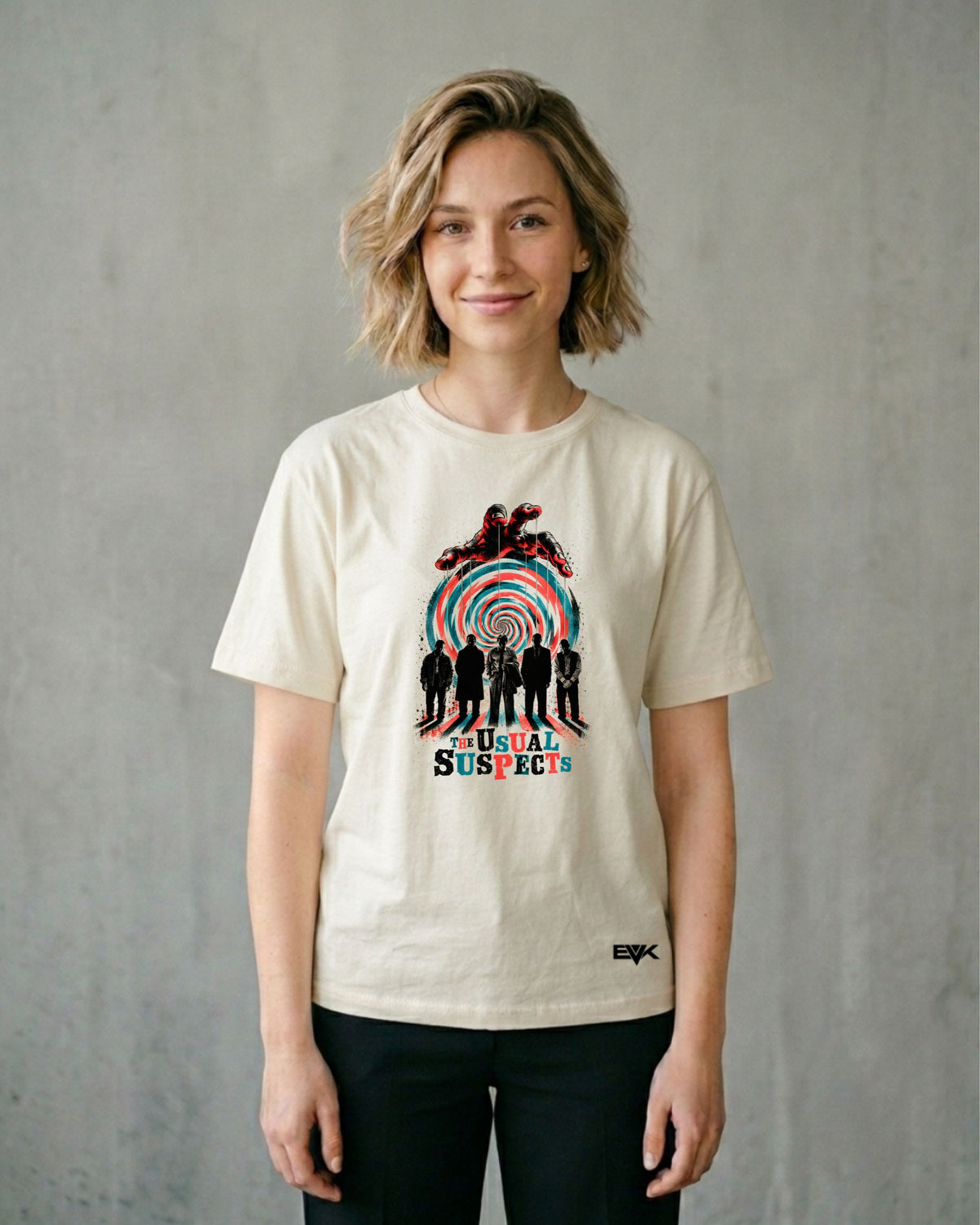 Camiseta Off-White Os Suspeitos – Hypnotic Spiral