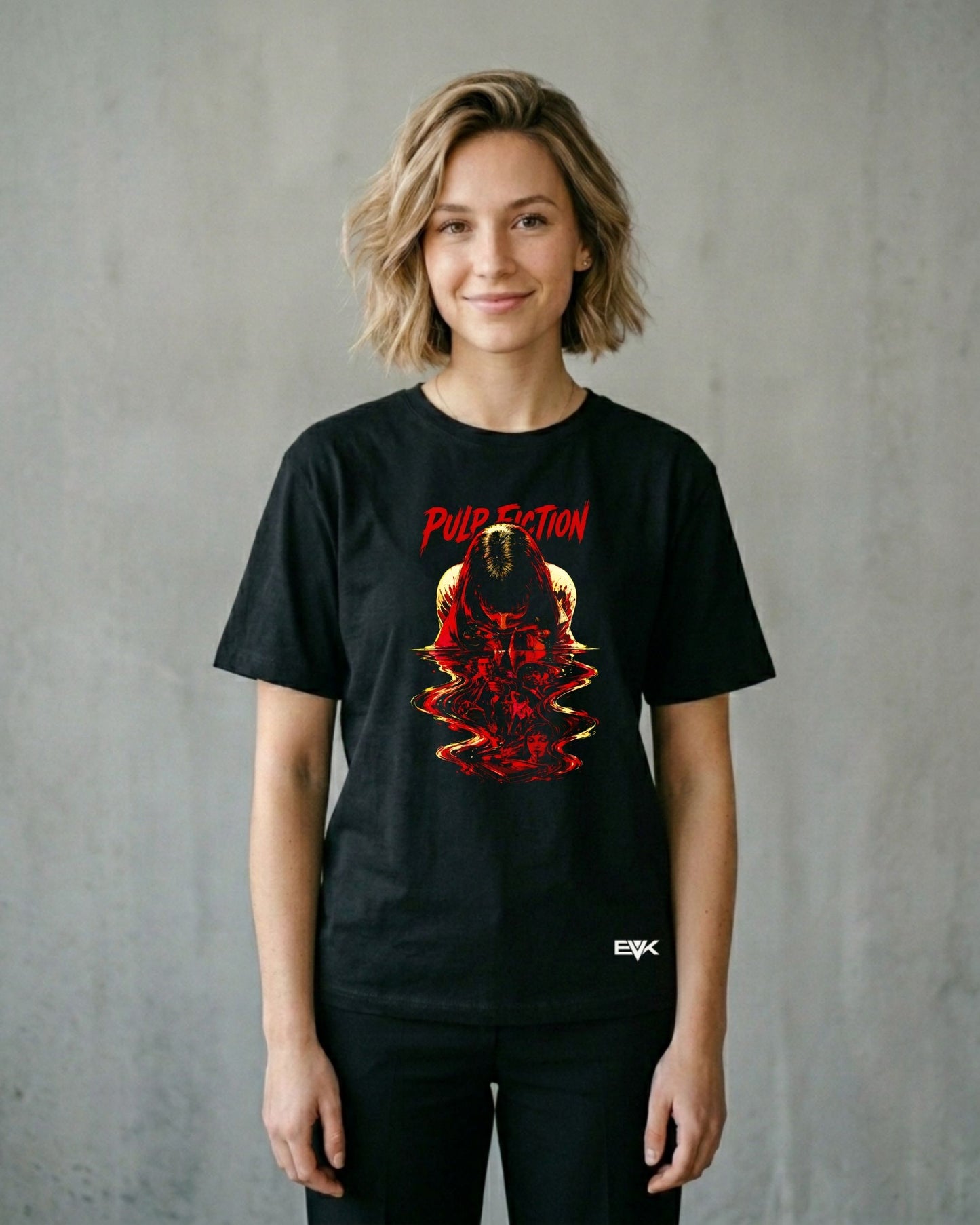 Camiseta Pulp Fiction – Tempo de Violência – Mia Wallace Dark