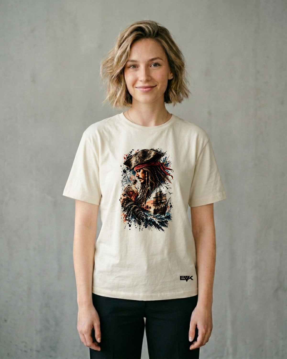 Camiseta Off-White Piratas do Caribe – Where's the Rum?
